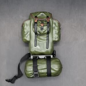 Green Backpack Rucksack on Frame Plastic Accessory GI Joe 12" Figure 1/6 Scale
